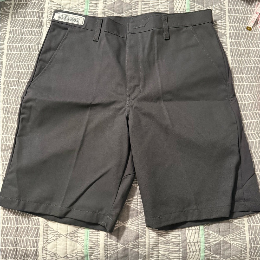 Red Kap Men's Gray Work Shorts with MIMIX - Size 34